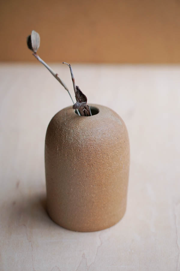 Small earthy vase