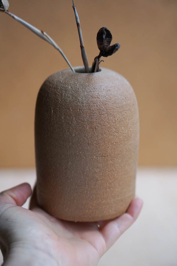 Small earthy vase