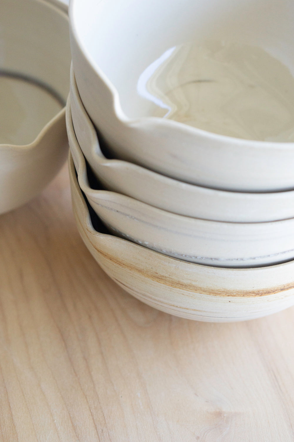 Marbled Clay Matcha Bowl