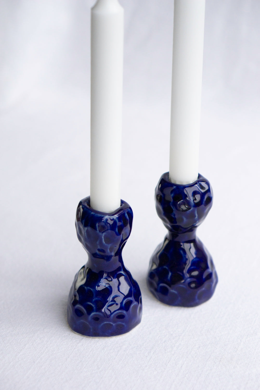 Blue Notes Candlesticks