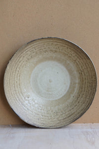 big wide handmade serving bowl