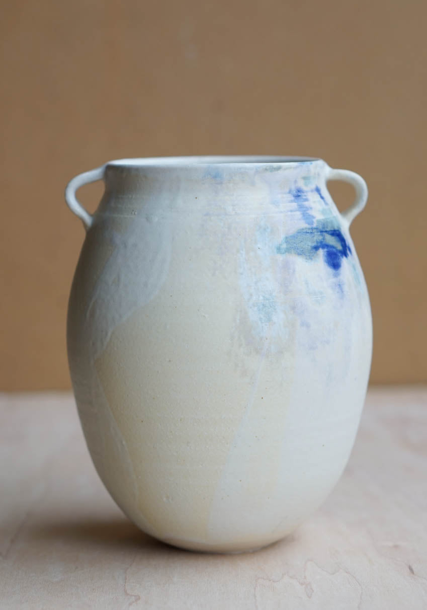Vase with blue mark #a