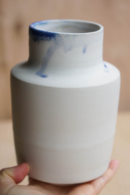 Frosted matte vase