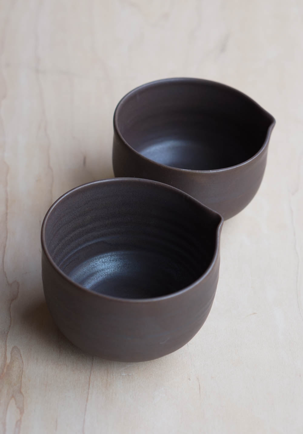 Brown mixing bowl