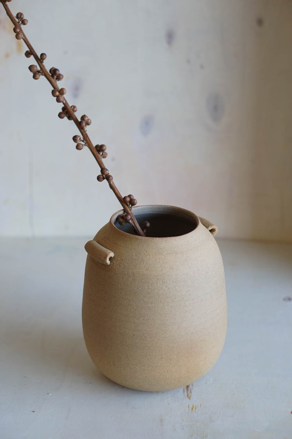 The small handle vase c