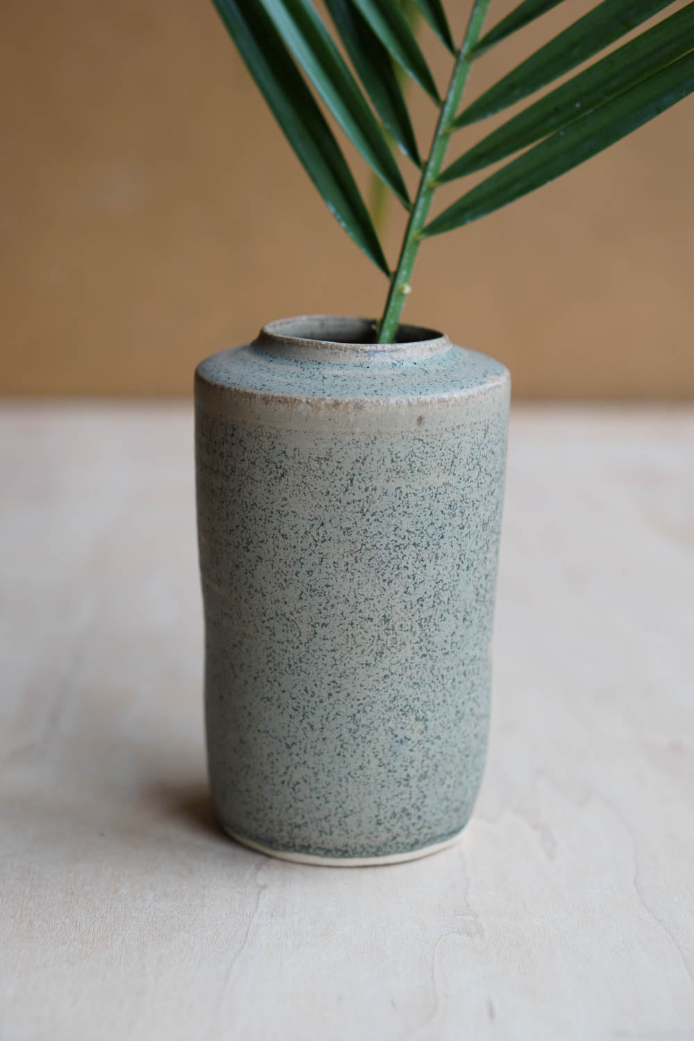 Green sage bottle vase