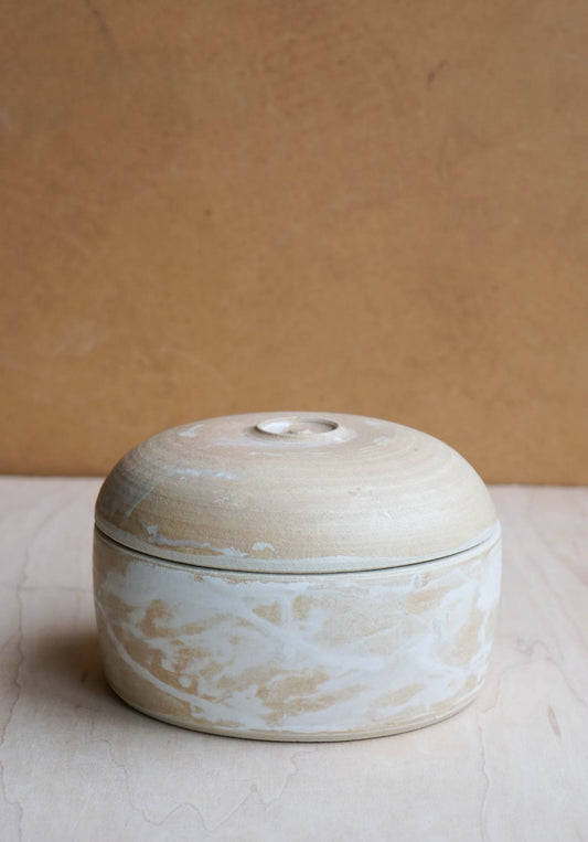 Lidded big container