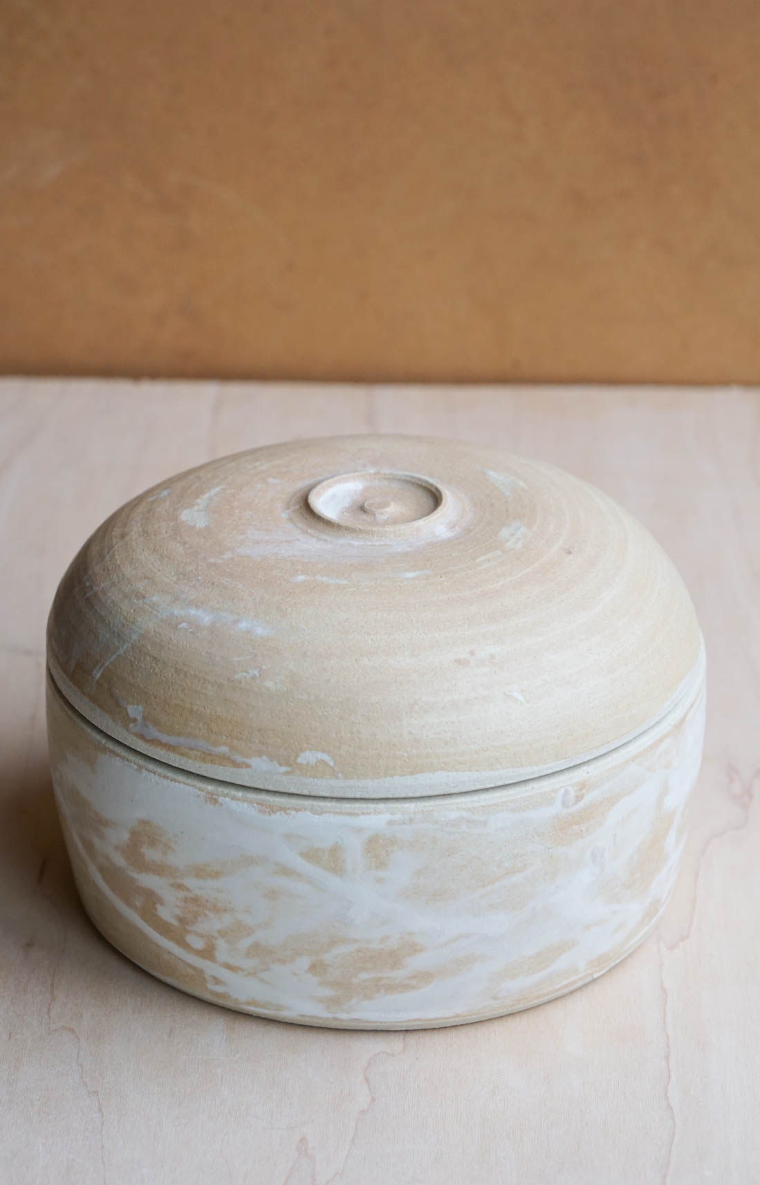 Lidded big container