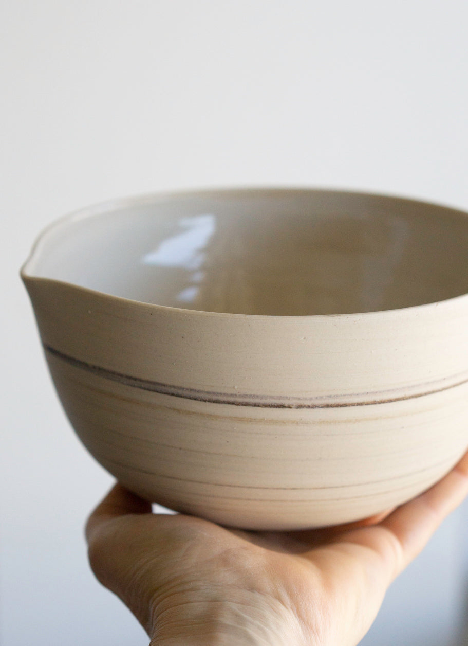 Marbled Clay Matcha Bowl