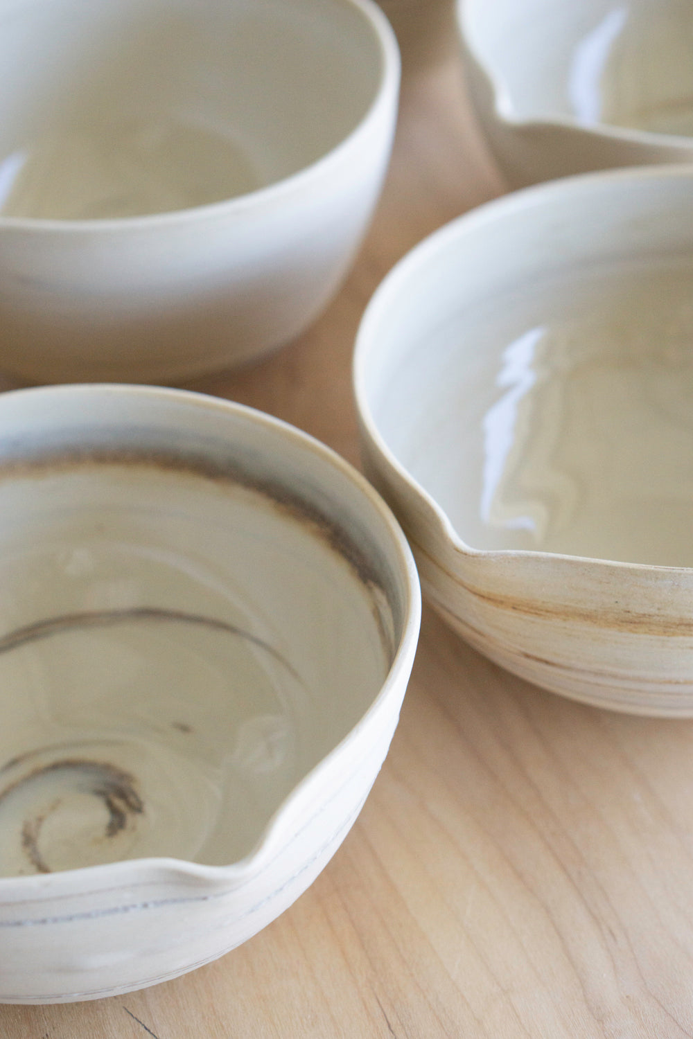 Marbled Clay Matcha Bowl
