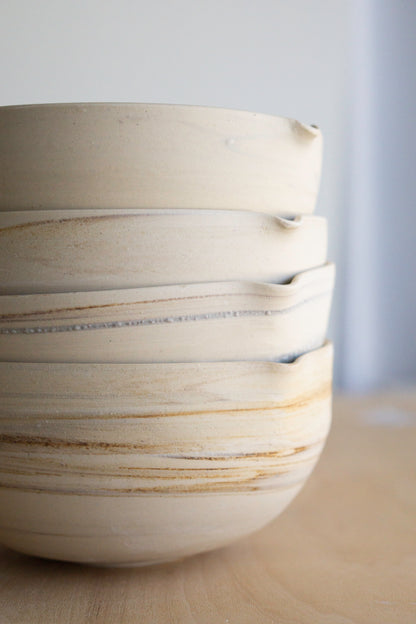 Marbled Clay Matcha Bowl