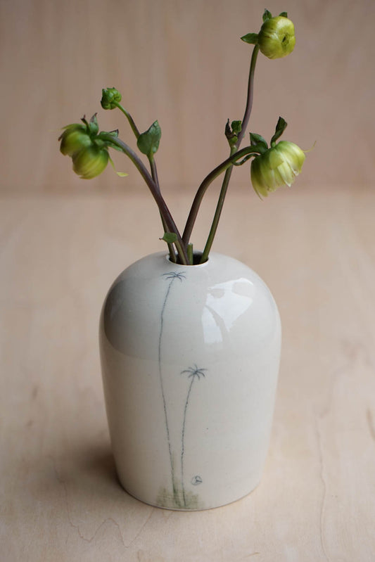 Palm bud vase