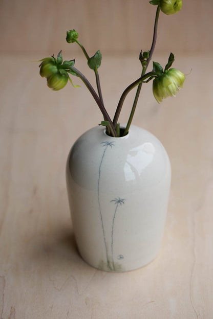 Palm bud vase