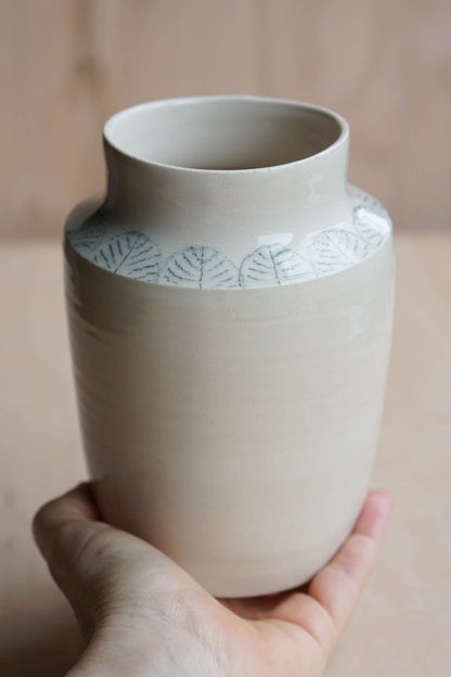 Pencil leaves vase