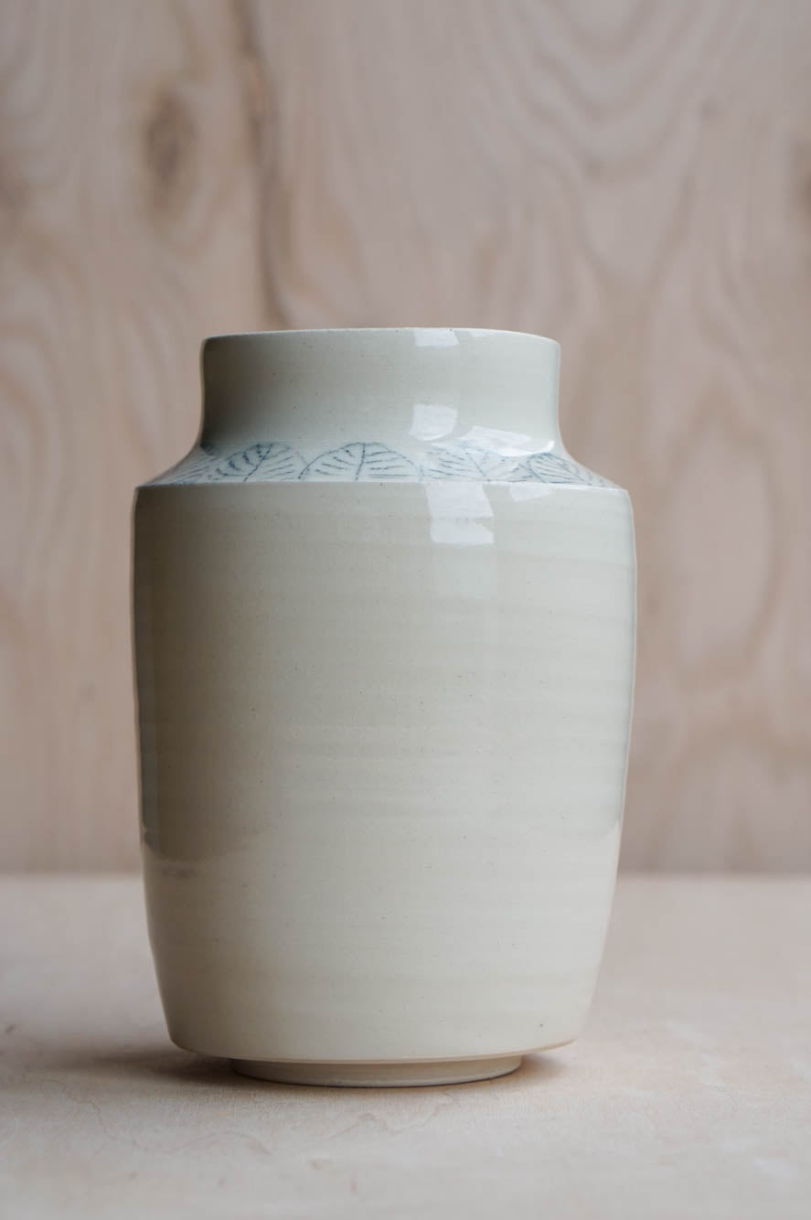 Pencil leaves vase