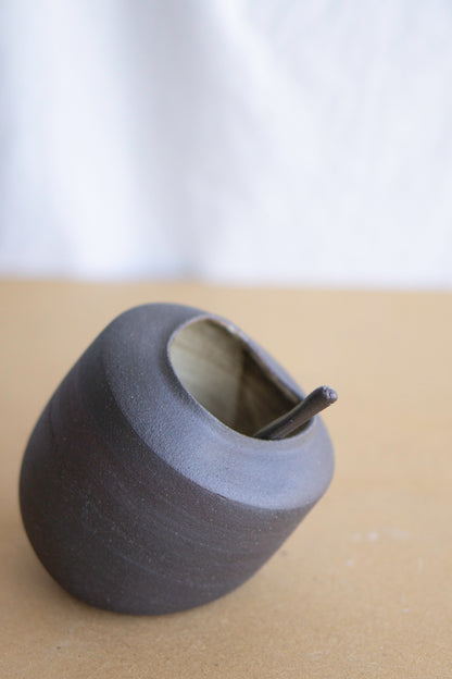 Black salt keeper #D