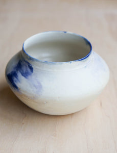 Vase with blue mark